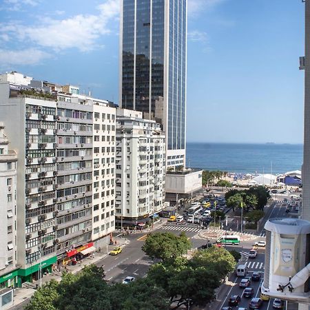 Apartamento Completo Na Praia De Copacabana 02 Quartos Com Vista Lateral Mar Em Andar Alto, Ar, Wifi , Netflix, Pauloangerami Rmvc18 리오데자네이루 외부 사진
